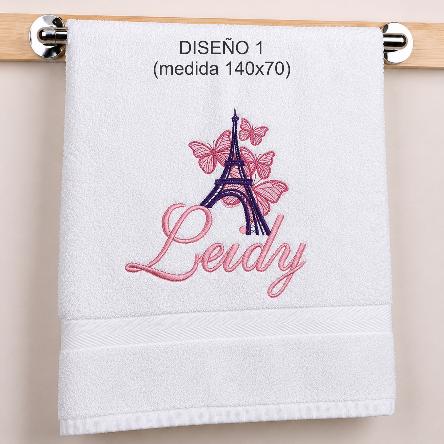 TOALLA MUJER DAMA PERSONALIZADA