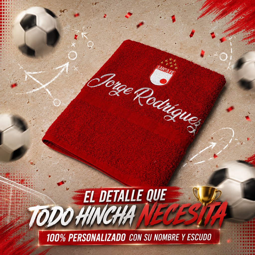 TOALLA EQUIPOS FUTBOL