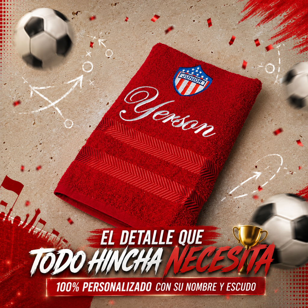 TOALLA EQUIPOS FUTBOL