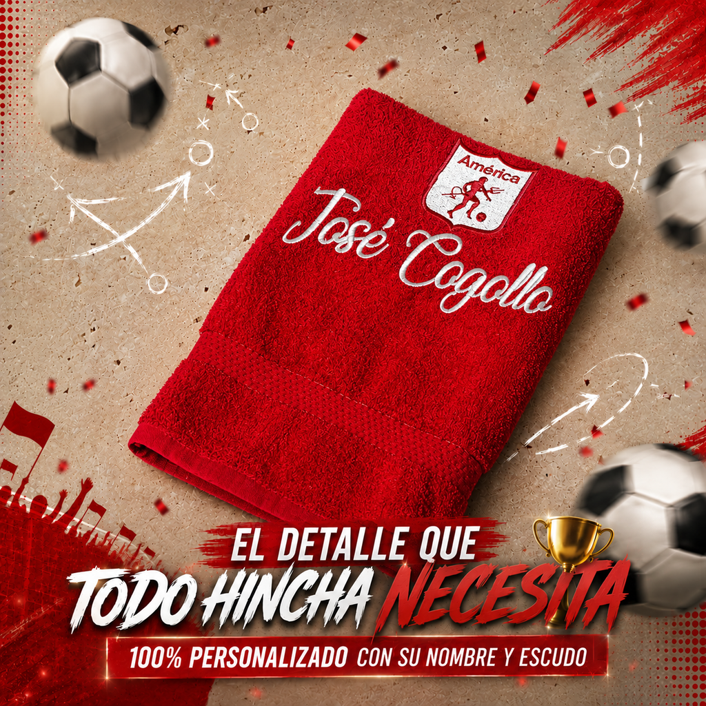 TOALLA EQUIPOS FUTBOL