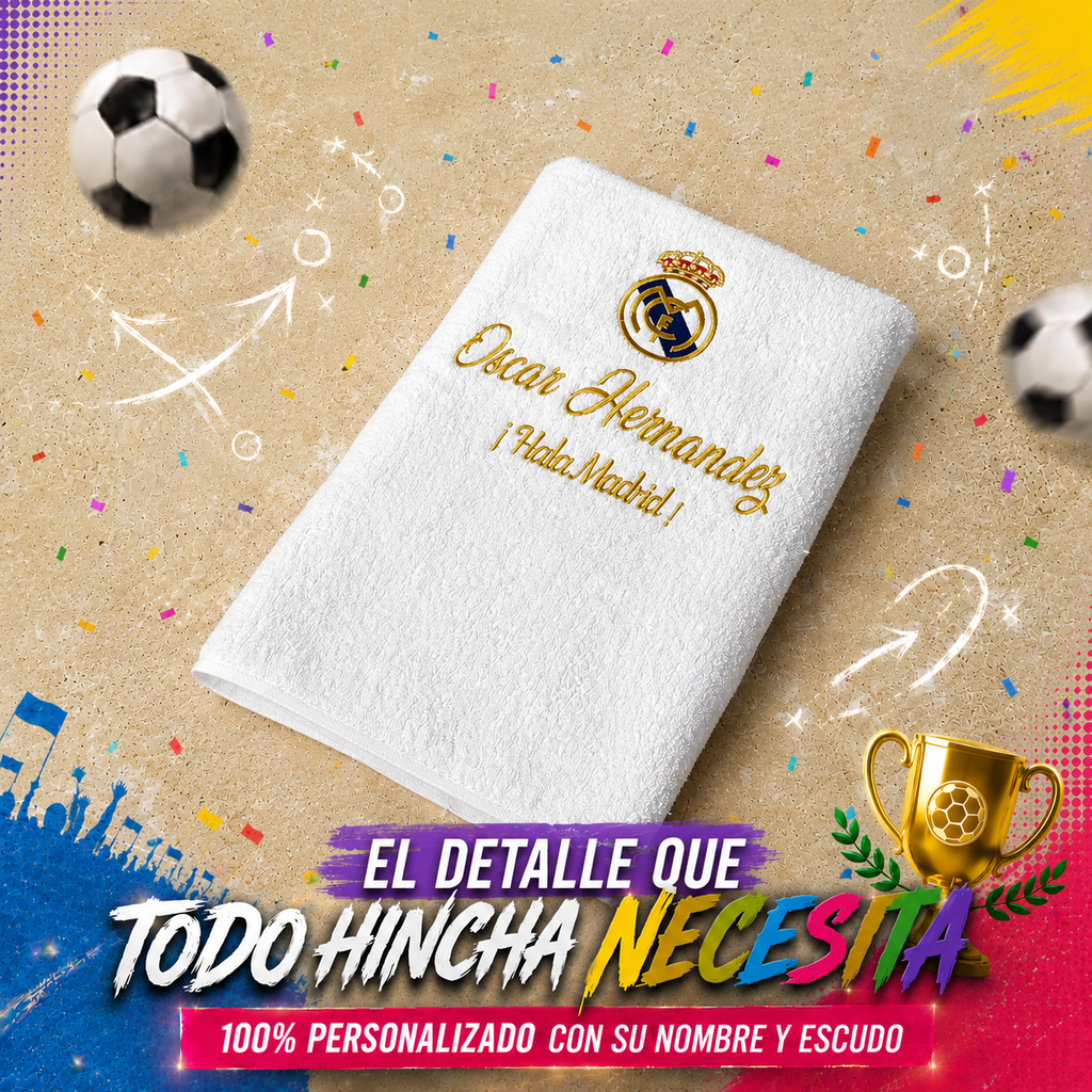 TOALLA EQUIPOS FUTBOL