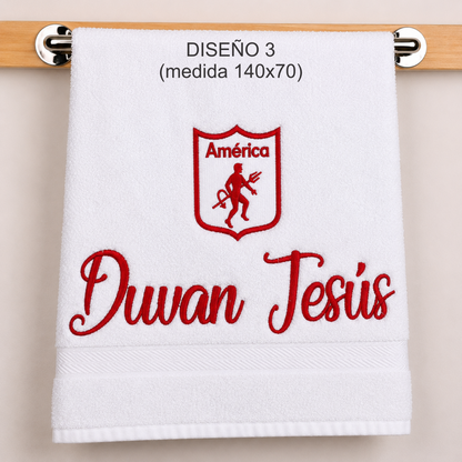 TOALLA EQUIPOS FUTBOL